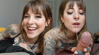 The hot tattoo girl from awlivv.com has an amazing throat thing