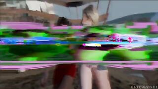 Two girls are getting ready for a hot threesome sex with a guy