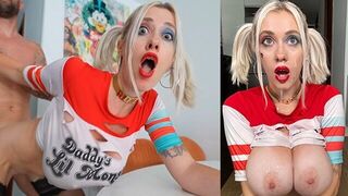 Harley doesn't mind getting wild in this intense, high-definition scene