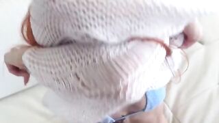 Girl activates all her holes at once