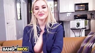 Big booty blonde Blake Blossom fucks her PA Leo Valentino