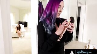 Babe Angela White fucks with a stacked witch in a hot scene