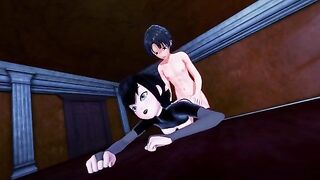 Mavis Dracula gets scared and fucked in this hot Hotel Transylvania scene