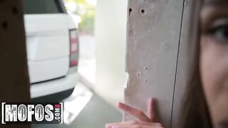Abella Danger shows her appreciation to her savior in a very intimate way