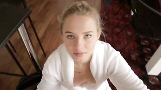 I accidentally cum on my Step Sister's tits and she loved it