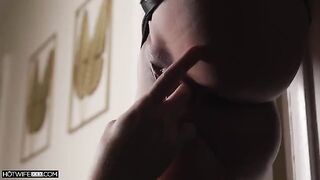 Any man’s dick will do for an Asian beauty in doggy style