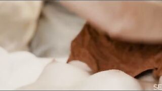 Lesbians know what tenderness is. A video about lesbian sex on the bed, filled with passionate kisses and intimate caresses, exploring the darker and more sensual aspects of Russian lesbian fantasies