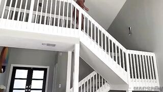 The guy found the G-spot and fucked a girl in ass