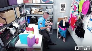 The guard checked the girl’s pussy and was satisfied with it