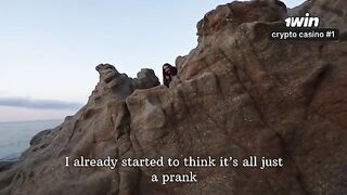 There's nothing to be found on the rocks, but there's sand in unexpected places