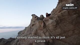 There's nothing to be found on the rocks, but there's sand in unexpected places