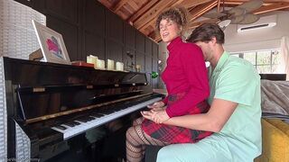 A hot Jewish stepmom with a great ass fucks her stepson in POV