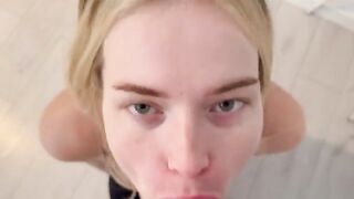 After a walk, the girl warms up with a hot boy in a steamy Russian scene