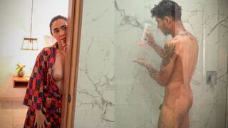 Sex in the shower is a dream shared by many, and it finally came true