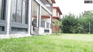 When payment in kind is not a problem - passionate outdoor sex