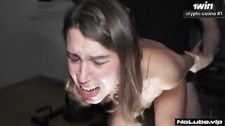 The girl went crazy from orgasms and began to shake with pleasure