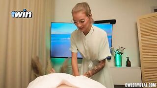 A massage that followed all the rules of eroticism