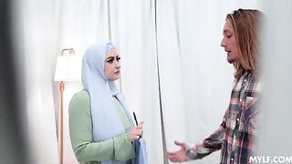 She prays but her pussy is not so pious. It opens widely
