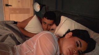 I couldn’t sleep thinking about his lips and her moans, so I masturbated