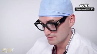 A gynecological examination can end with a passionate sex session