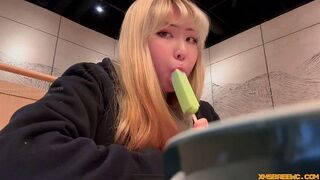 You're licking the cream, but it could just as easily be my cock, MsBreewc style