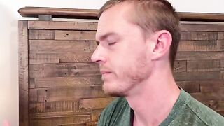 The man lies and thanks as girls fuck his ass