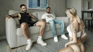 Who will fuck the girl first in a steamy encounter?
