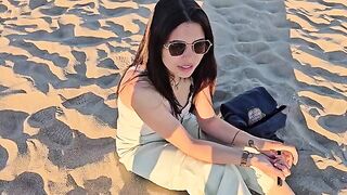 An empty beach isn’t the best place for intimacy