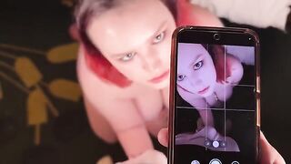 You can leave your handprint on my ass, I’m a slutty stepsister
