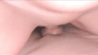 Then it flows out, but the moment remains in perfect creampie