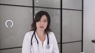 A hot patient has a steamy encounter with her attending doctor