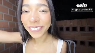 Babe fucked in her ass without lube, but passionately