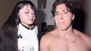A muscular man has control over his naughty filipina slut in a steamy scene