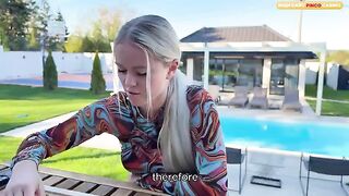 A hot blonde has sex in the car, it’s hotter than any hotel room