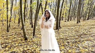A wedding day is not a barrier for a cheating wife to get laid