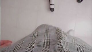 Two girls having a threesome sex party at home, full of passion