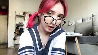 Why does this 18-year-old schoolgirl masturbate so intensely?
