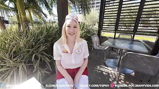 Gorgeous busty blonde Gigi Sweets gets fucked hard by a huge cock
