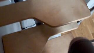 An 18-year-old cute girl sat on me, setting the rhythm with her hips