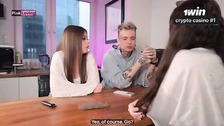 She was caught in a compromising situation, so she brought someone close