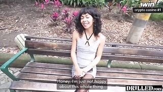 A girl with big natural boobs gets fucked hard and deep