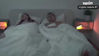 A guy came to his stepmom’s bed for a night, but things got intimate