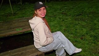 A girl got fucked by a stranger in the park
