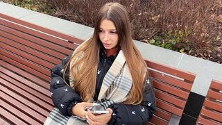A babe is willing to do anything for money, even get fucked outdoors