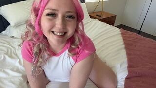 A hot step-daughter has wet panties and a dirty mind
