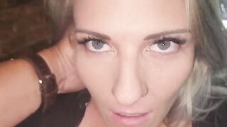 Babe bouncing on dick like her life depends on it