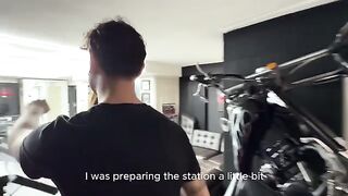 The man went to the girl and paid for anal sex in a roleplay scenario