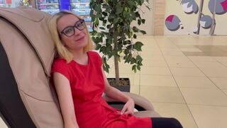 A beautiful girl agreed to sex for money in the toilet