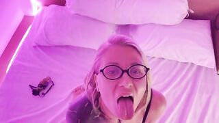 A man made cumshot on the sweet drops of an amazing girl
