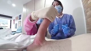 Nurses check the member of patients in the hospital